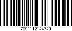 Código de barras (EAN, GTIN, SKU, ISBN): '7891112144743'