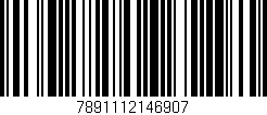 Código de barras (EAN, GTIN, SKU, ISBN): '7891112146907'