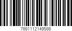 Código de barras (EAN, GTIN, SKU, ISBN): '7891112149588'