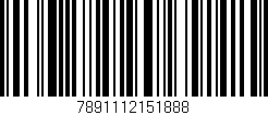 Código de barras (EAN, GTIN, SKU, ISBN): '7891112151888'