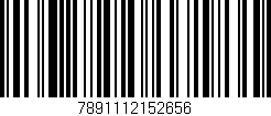 Código de barras (EAN, GTIN, SKU, ISBN): '7891112152656'