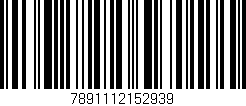 Código de barras (EAN, GTIN, SKU, ISBN): '7891112152939'
