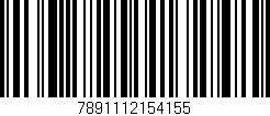 Código de barras (EAN, GTIN, SKU, ISBN): '7891112154155'