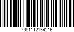 Código de barras (EAN, GTIN, SKU, ISBN): '7891112154216'