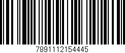 Código de barras (EAN, GTIN, SKU, ISBN): '7891112154445'