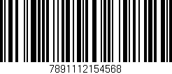Código de barras (EAN, GTIN, SKU, ISBN): '7891112154568'