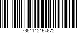 Código de barras (EAN, GTIN, SKU, ISBN): '7891112154872'
