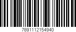 Código de barras (EAN, GTIN, SKU, ISBN): '7891112154940'