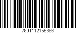 Código de barras (EAN, GTIN, SKU, ISBN): '7891112155886'