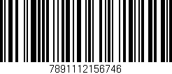 Código de barras (EAN, GTIN, SKU, ISBN): '7891112156746'