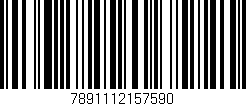 Código de barras (EAN, GTIN, SKU, ISBN): '7891112157590'