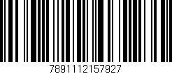 Código de barras (EAN, GTIN, SKU, ISBN): '7891112157927'