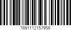 Código de barras (EAN, GTIN, SKU, ISBN): '7891112157958'