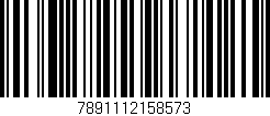 Código de barras (EAN, GTIN, SKU, ISBN): '7891112158573'