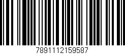 Código de barras (EAN, GTIN, SKU, ISBN): '7891112159587'