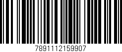 Código de barras (EAN, GTIN, SKU, ISBN): '7891112159907'