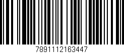 Código de barras (EAN, GTIN, SKU, ISBN): '7891112163447'
