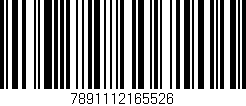 Código de barras (EAN, GTIN, SKU, ISBN): '7891112165526'