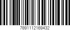 Código de barras (EAN, GTIN, SKU, ISBN): '7891112169432'