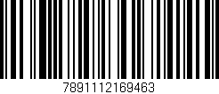 Código de barras (EAN, GTIN, SKU, ISBN): '7891112169463'