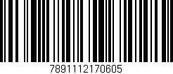 Código de barras (EAN, GTIN, SKU, ISBN): '7891112170605'