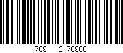 Código de barras (EAN, GTIN, SKU, ISBN): '7891112170988'
