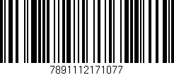 Código de barras (EAN, GTIN, SKU, ISBN): '7891112171077'