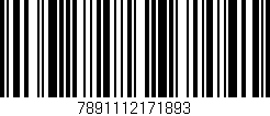 Código de barras (EAN, GTIN, SKU, ISBN): '7891112171893'