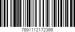 Código de barras (EAN, GTIN, SKU, ISBN): '7891112172388'