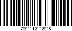 Código de barras (EAN, GTIN, SKU, ISBN): '7891112172975'