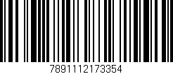 Código de barras (EAN, GTIN, SKU, ISBN): '7891112173354'