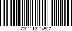 Código de barras (EAN, GTIN, SKU, ISBN): '7891112174597'