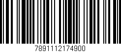 Código de barras (EAN, GTIN, SKU, ISBN): '7891112174900'