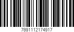 Código de barras (EAN, GTIN, SKU, ISBN): '7891112174917'