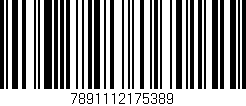 Código de barras (EAN, GTIN, SKU, ISBN): '7891112175389'