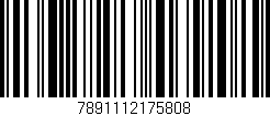 Código de barras (EAN, GTIN, SKU, ISBN): '7891112175808'