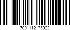 Código de barras (EAN, GTIN, SKU, ISBN): '7891112175822'