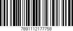 Código de barras (EAN, GTIN, SKU, ISBN): '7891112177758'