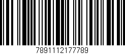 Código de barras (EAN, GTIN, SKU, ISBN): '7891112177789'