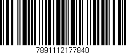 Código de barras (EAN, GTIN, SKU, ISBN): '7891112177840'