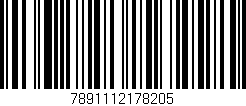 Código de barras (EAN, GTIN, SKU, ISBN): '7891112178205'