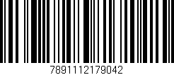 Código de barras (EAN, GTIN, SKU, ISBN): '7891112179042'