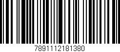 Código de barras (EAN, GTIN, SKU, ISBN): '7891112181380'