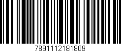 Código de barras (EAN, GTIN, SKU, ISBN): '7891112181809'