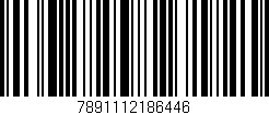 Código de barras (EAN, GTIN, SKU, ISBN): '7891112186446'