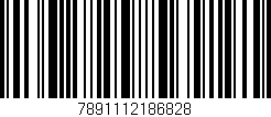Código de barras (EAN, GTIN, SKU, ISBN): '7891112186828'
