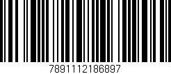 Código de barras (EAN, GTIN, SKU, ISBN): '7891112186897'
