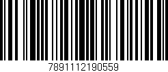 Código de barras (EAN, GTIN, SKU, ISBN): '7891112190559'