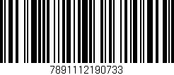 Código de barras (EAN, GTIN, SKU, ISBN): '7891112190733'