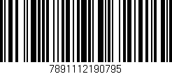 Código de barras (EAN, GTIN, SKU, ISBN): '7891112190795'